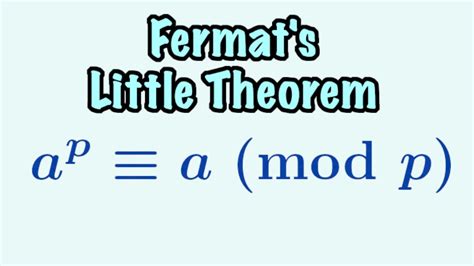 fermat's remainder theorem examples